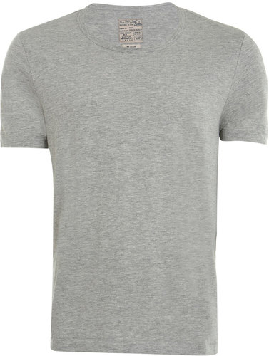 Grey Marl Scoop Neck T-Shirt