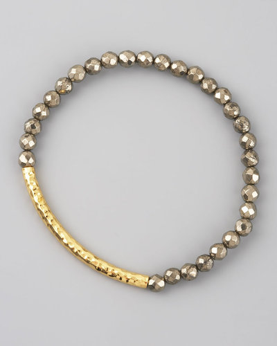 Tai Pyrite Beaded Stretch Bracelet