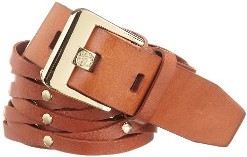 Vince Camuto Women's Equestrian Woven Belt