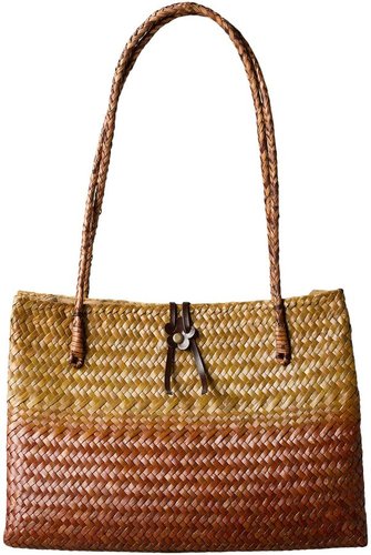 East 2tone panama bag
