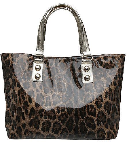 D PAM - Leopard Print Shopper