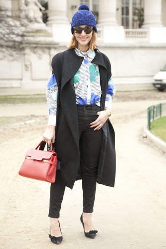 Pops of bright color, playful proportions, and statement accessories were all at work here.
Pops of bright color, playful proportions, and statement accessories were all at work here.