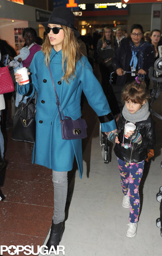 Jessica Alba and Honor Strike a Sweet Pose in Paris Jessica Alba and Honor Strike a Sweet Pose in Paris