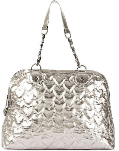 Betsey Johnson Handbag, Yours Mine & Ours Dome Satchel