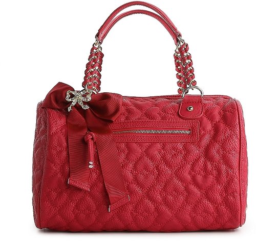 Betsey Johnson Quilted Love Satchel