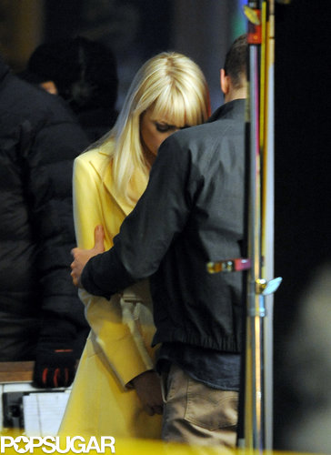 Emma Stone and Andrew Garfield Spend a Late Night on Set Emma Stone and Andrew Garfield Spend a Late Night on Set
