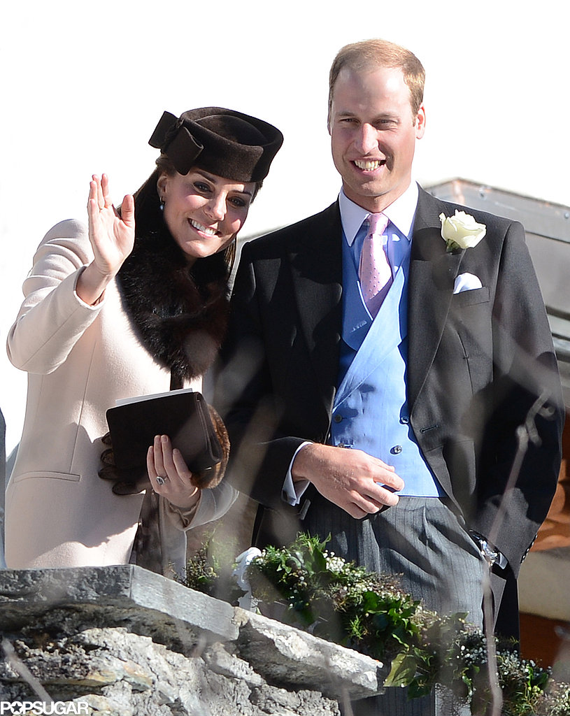 Kate Middleton Covers Up For a Snowy Swiss Wedding With William and Harry Kate Middleton Covers Up For a Snowy Swiss Wedding With William and Harry