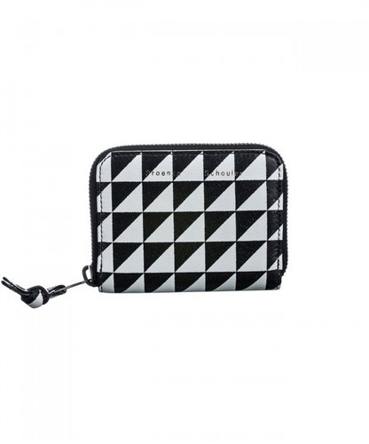 Proenza Schouler Zip Card Wallet Triangle Print