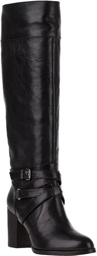 7 FOR ALL MANKIND Serita Riding Boot Black Leather