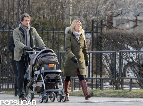 Claire Danes and Hugh Dancy Take Cyrus For a Stroll in Toronto Claire Danes and Hugh Dancy Take Cyrus For a Stroll in Toronto