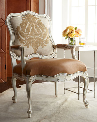 Massoud Furniture "Toasted Bisque" Chair