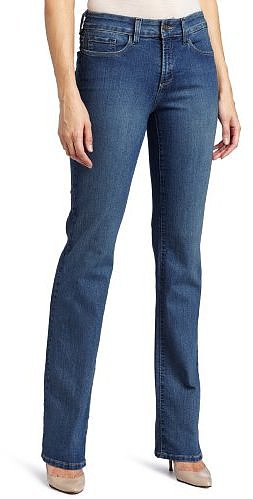 NYDJ Women's Barbara Boot Leg Embellished Back Pocket Jean