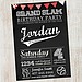Chalkboard Vintage Party Invitation