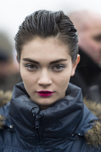 The same gelled-back hair and hot-pink lips looked darling on Antonina Vasylchenko.
Source: Le 21ème | Adam Katz Sinding
The same gelled-back hair and hot-pink lips looked darling on Antonina Vasylchenko.
Source: Le 21ème | Adam Katz Sinding