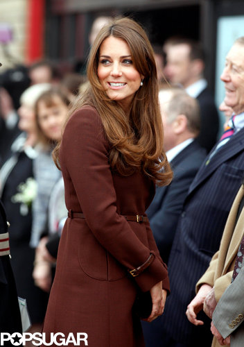 Kate Middleton Bundles Up Her Maybe Baby Girl Bump in Grimsby Kate Middleton Bundles Up Her Maybe Baby Girl Bump in Grimsby