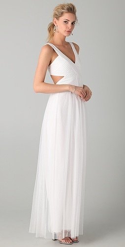 Bcbgmaxazria Mara Open Back Gown