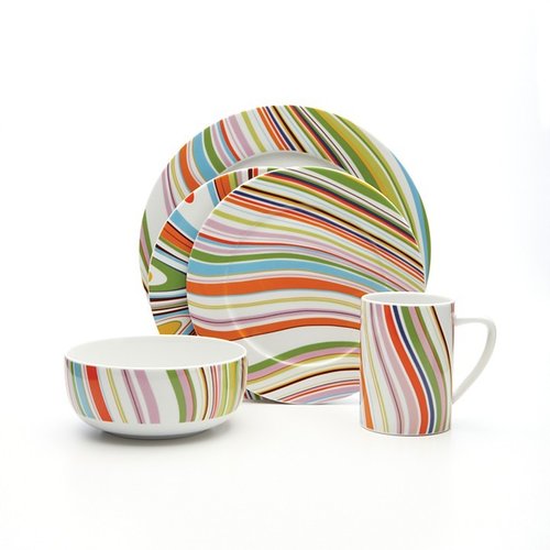 Echo Design Marble 20 Piece Dinnerware Set