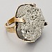 Citrine by the stones Pyrite Ring