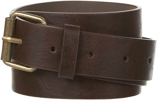Dark Brown Slim Casual Belt