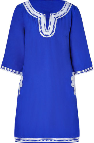 Collette by Collette Dinnigan Azur Embroidered Short Caftan