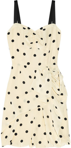 Marc by Marc Jacobs Hot Dot ruffled silk dress