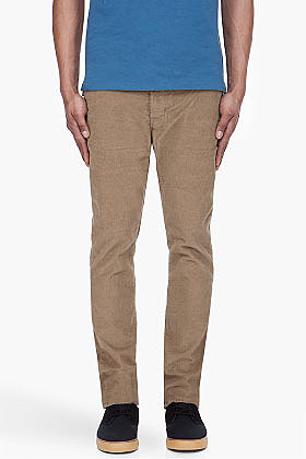 PAUL SMITH JEANS Light Beige Skinny Cords