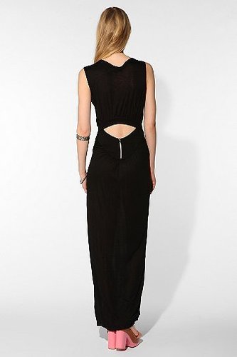 Shakuhachi Open Back Maxi Dress