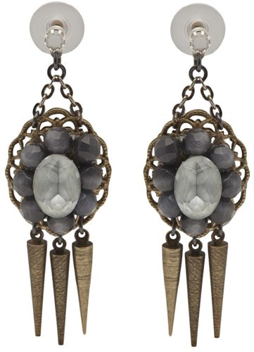 Erickson Beamon FLOWER SPIKE EARRING
