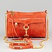 Rebecca Minkoff Mini MAC Chain-Strap Bag, Coral
