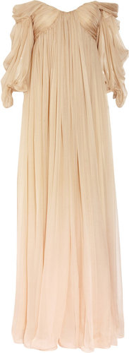 Alexander McQueen Degradé silk-chiffon gown