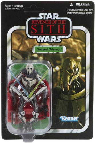 Hasbro Star Wars Vintage Figure - Grievious w/ Cape 3.75"