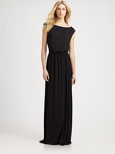Rachel Pally Boatneck Jersey Maxi Dress