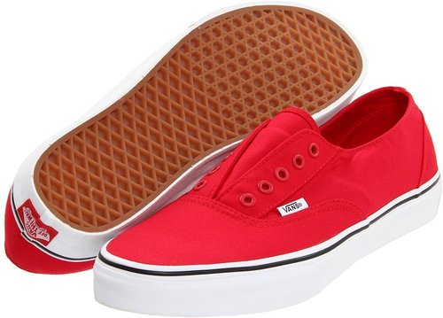Vans - Era Laceless (Red/True White) - Footwear