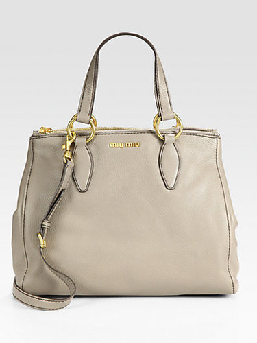 Miu Miu Vitello Caribou Top Handle Bag