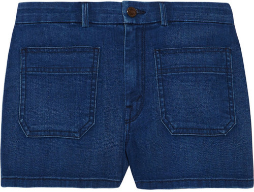 Mother High-rise denim shorts