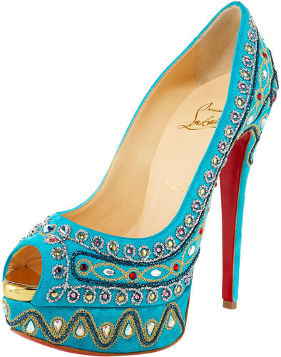 Christian Louboutin Bollywoody Suede Pump