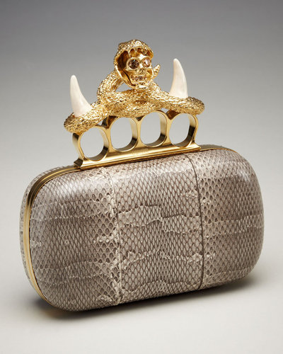 Alexander McQueen Ayers Snake Clutch