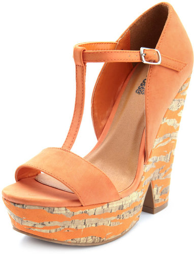 Cute Printed Spring Shoes - Summer Wedge Sandals