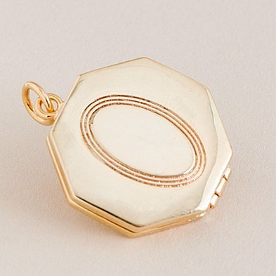 Heirloom octagonal locket