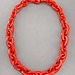 Tory Burch Chunky Resin-Link Necklace, Red