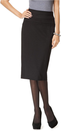 INC International Concepts Skirt, Seamed Waist Pencil