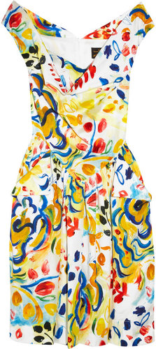 Vivienne Westwood Anglomania Marghi printed cotton dress