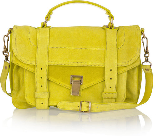 Proenza Schouler PS1 Medium suede satchel