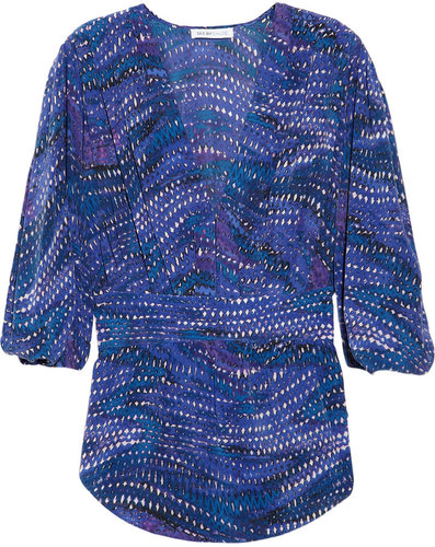 See by Chloé Printed silk crepe de chine blouse