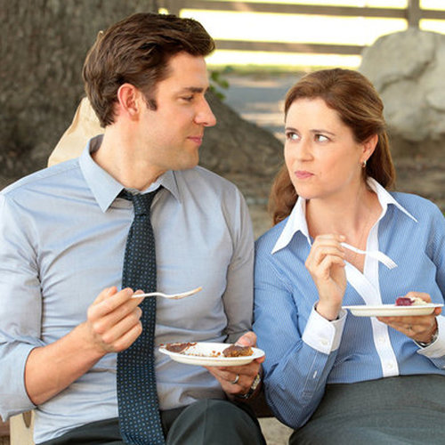 Jim and Pam in The Office GIFs