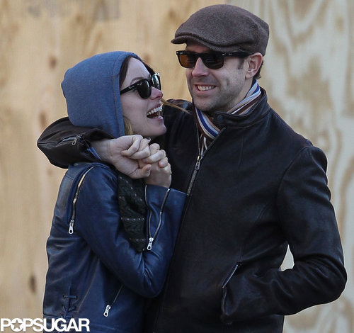 Olivia Wilde and Jason Sudeikis shared a laugh.
Olivia Wilde and Jason Sudeikis shared a laugh.