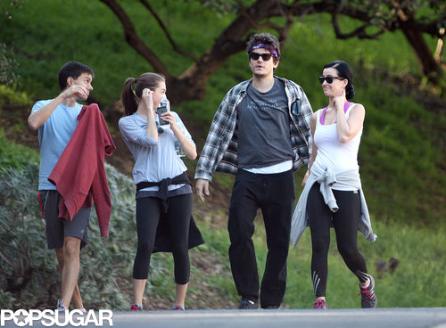 Ricky Van Veen and Allison Williams met up with John Mayer and Katy Perry for a hike in LA.
Ricky Van Veen and Allison Williams met up with John Mayer and Katy Perry for a hike in LA.