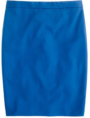 Petite pencil skirt in Super 120s
