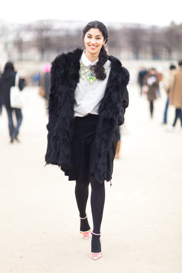 Caroline Issa perked up her Winter look with bright statement jewels and embroidered heels.
Source: Le 21ème | Adam Katz Sinding
Caroline Issa perked up her Winter look with bright statement jewels and embroidered heels.
Source: Le 21ème | Adam Katz Sinding
