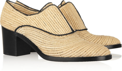 Reed Krakoff Raffia Oxford shoes